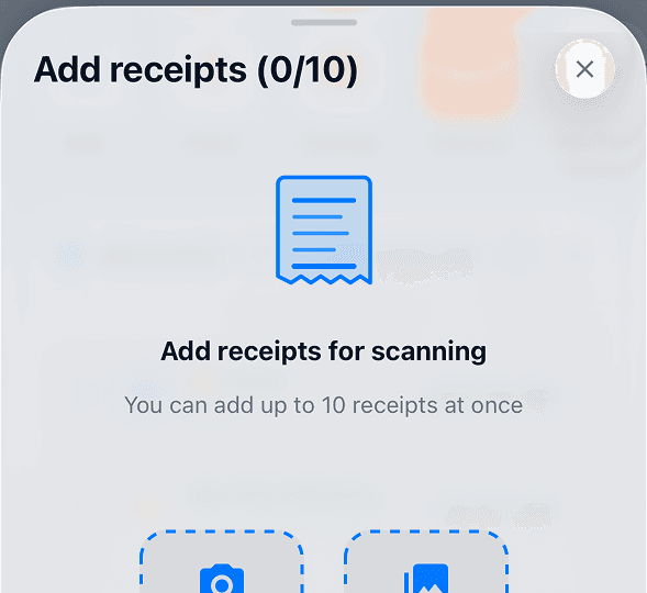 Receipt scanning